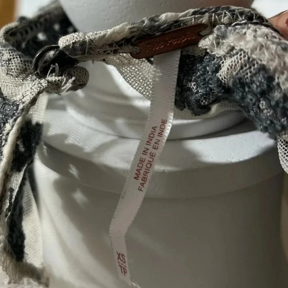 Free people Elsie Sheer Lace Boho Dress in Magnolia Combo in XS - Picture 7 of 8